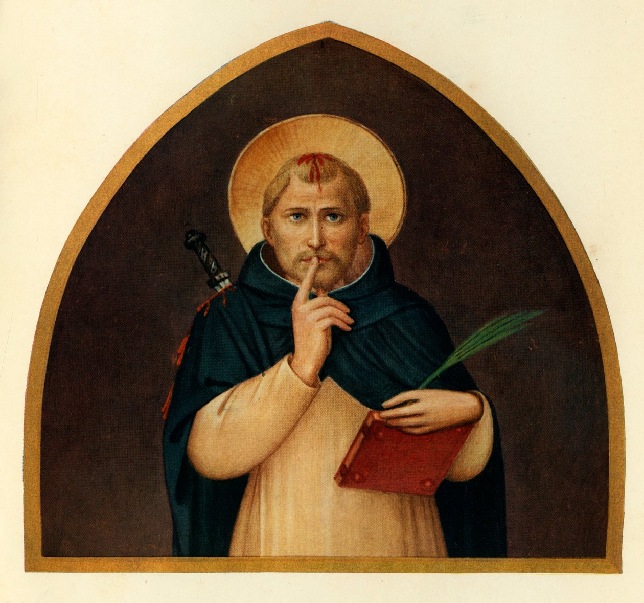 Św. Piotr Męczennik, XV w., ok. 1909 autorstwa Fra Angelico