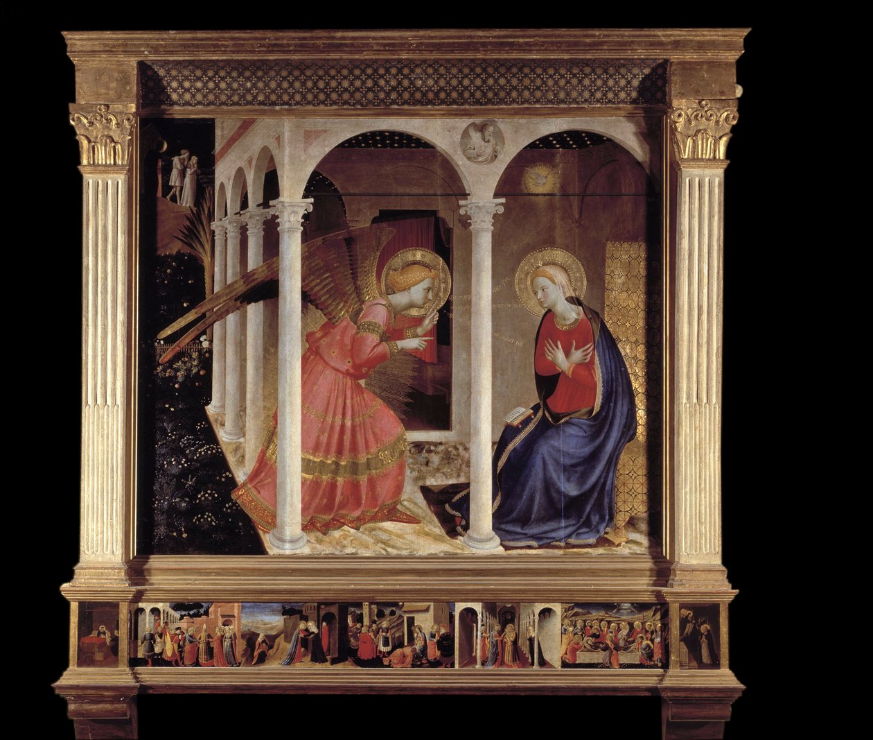 „Zwiastowanie - Pala de Cortone autorstwa Fra Angelico