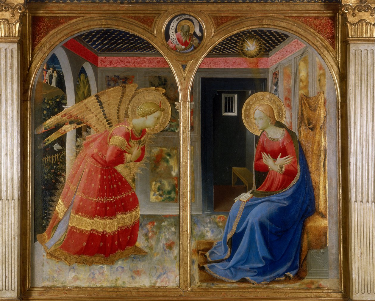 Zwiastowanie, ok. 1432 (tempera na panelu) autorstwa Fra Angelico