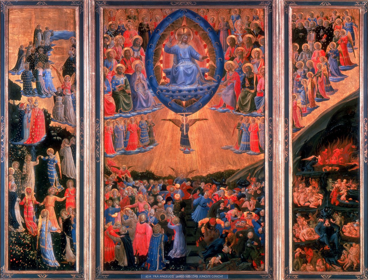 Sąd Ostateczny, c1420-1455 autorstwa Fra Angelico