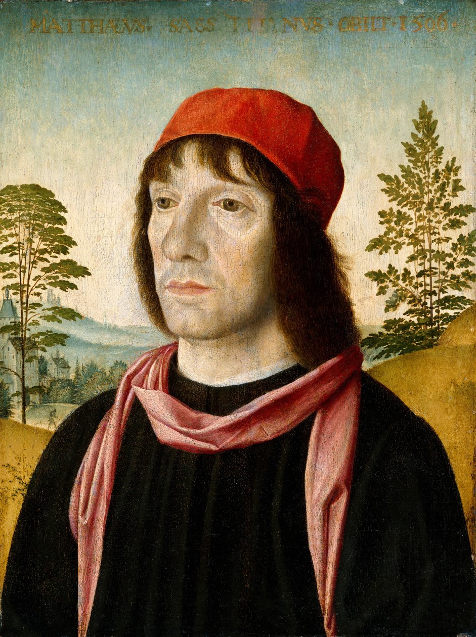 Portret mężczyzny, krótko po 1497 roku. autorstwa Fra Bartolomeo