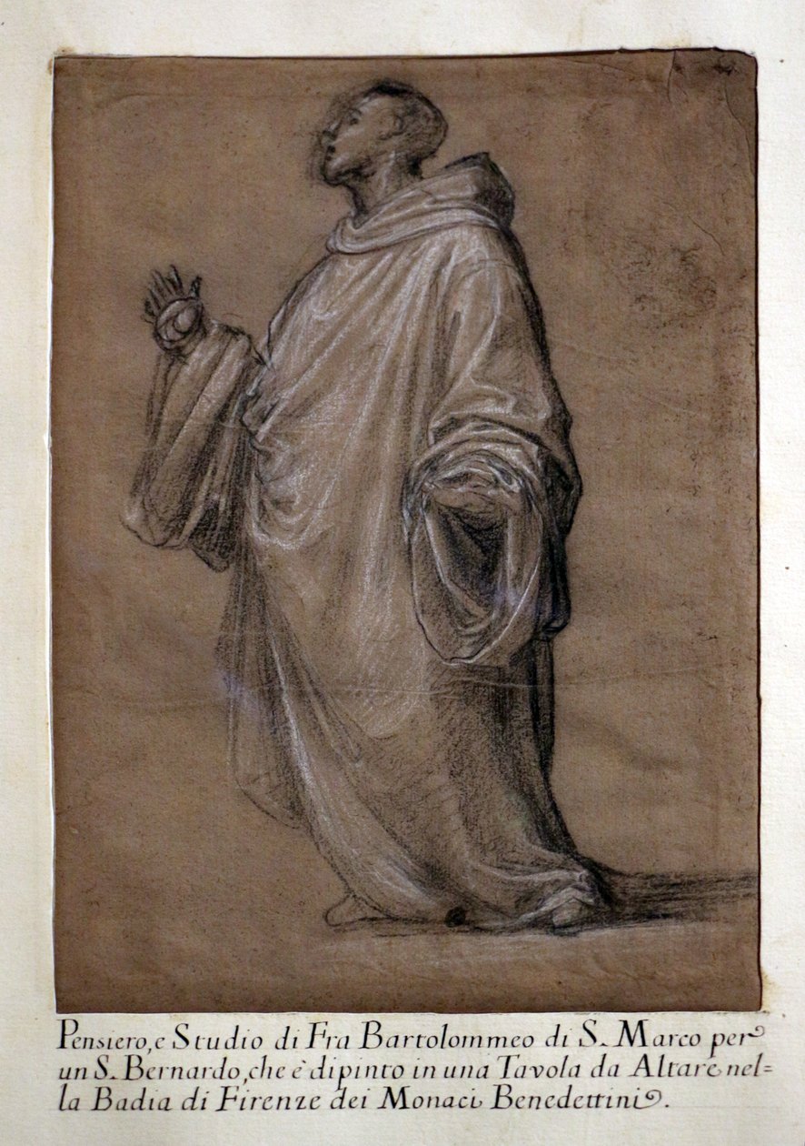 studium świętego Bernarda dla madonny carondelet autorstwa Fra Bartolomeo