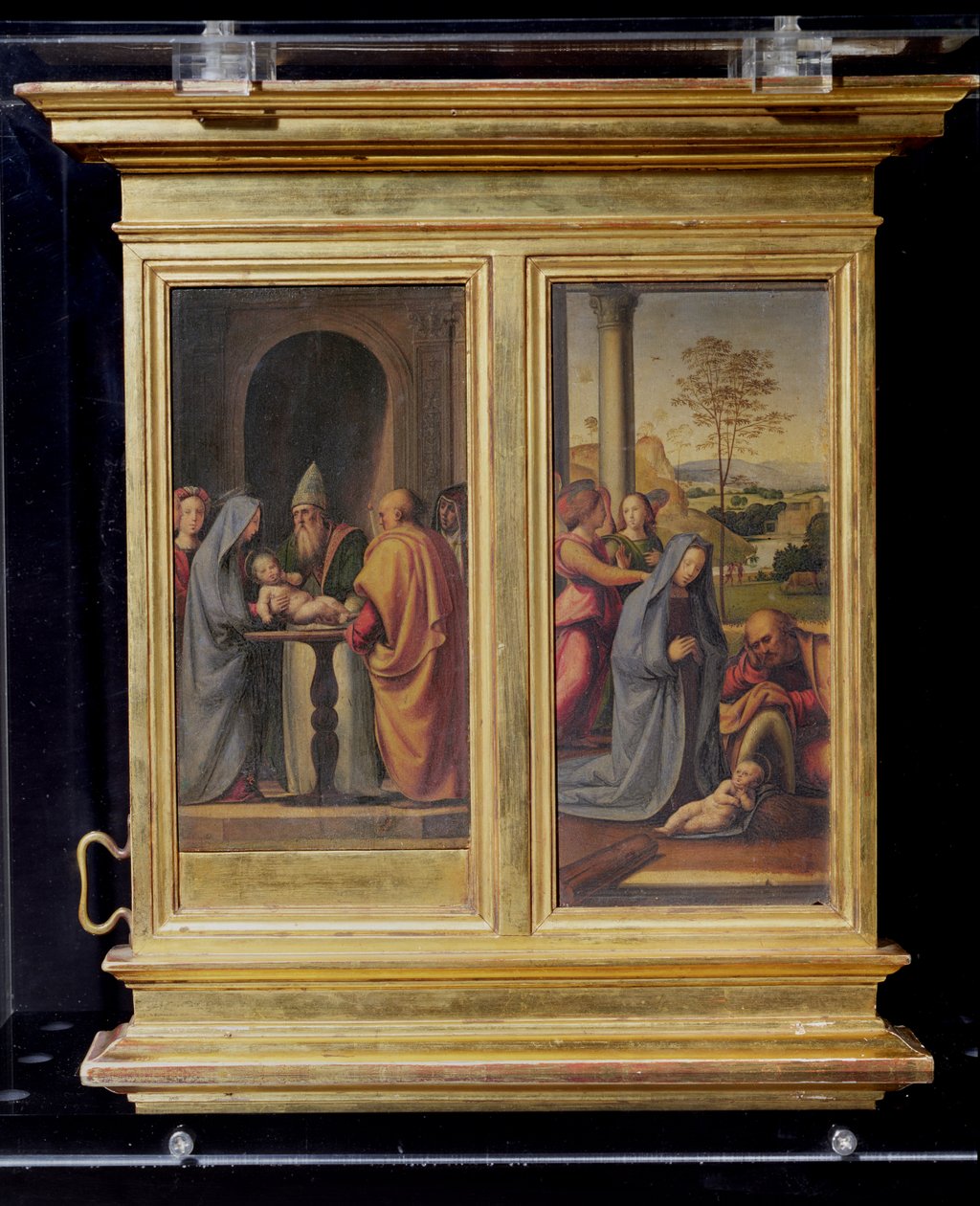 Prezentacja w świątyni i Narodzenia, ok. 1497 (tempera na panelu) autorstwa Fra Bartolommeo