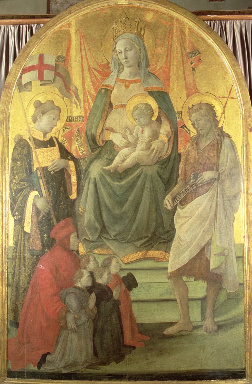 Madonna del Ceppo, 1453 autorstwa Fra Filippo Lippi