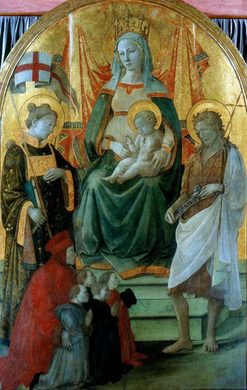 Madonna del Ceppo Madonna Zabytków, 1453 autorstwa Fra Filippo Lippi