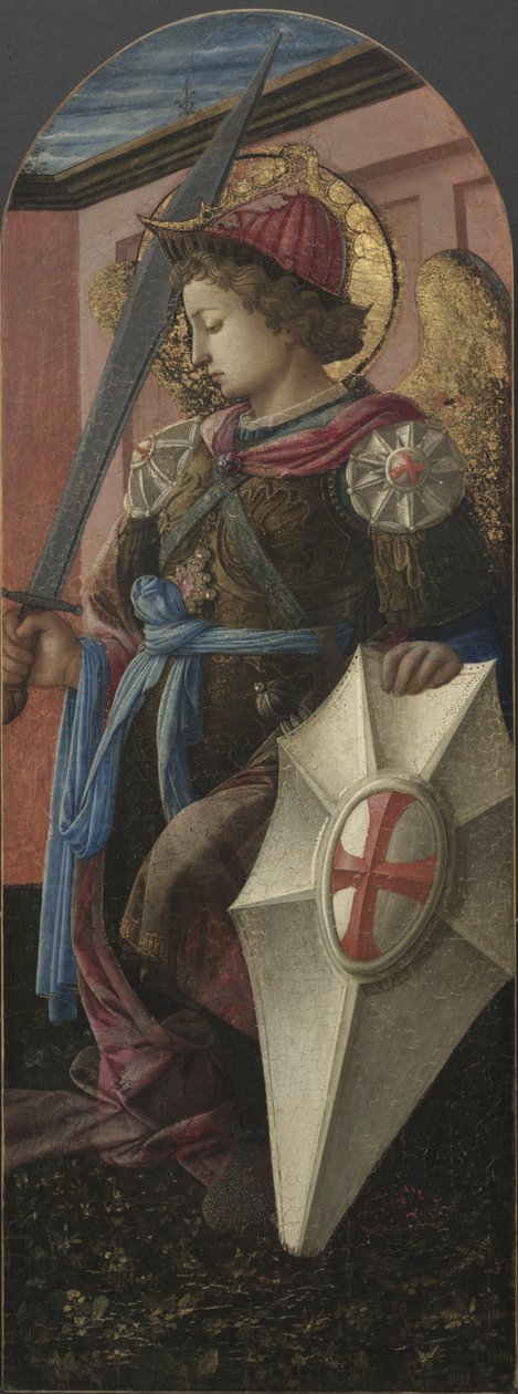 Panel z tryptyku: Archanioł Michał autorstwa Fra Filippo Lippi
