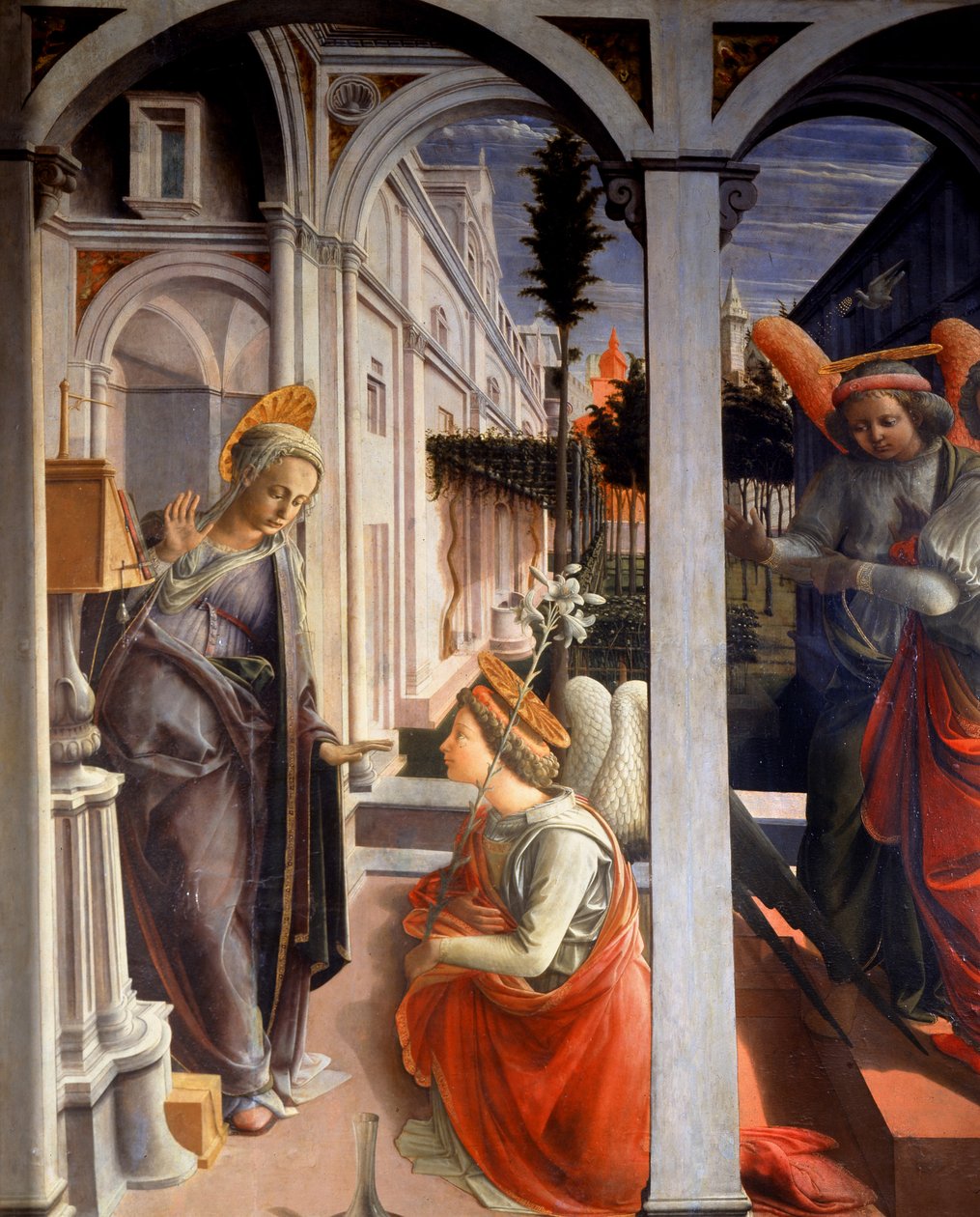 Zwiastowanie autorstwa Fra Filippo Lippi