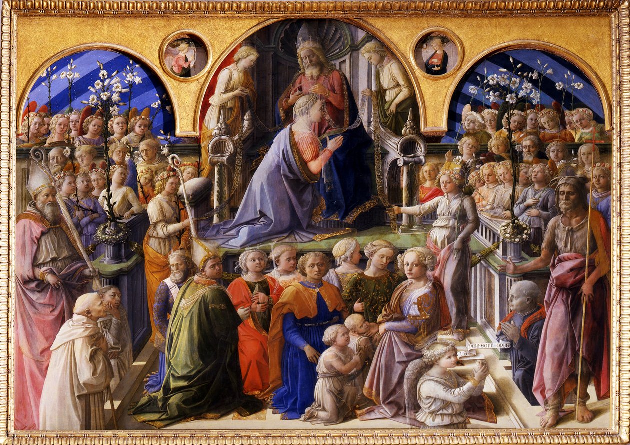 Koronacja Matki Boskiej w latach 1439-1447 autorstwa Fra Filippo Lippi