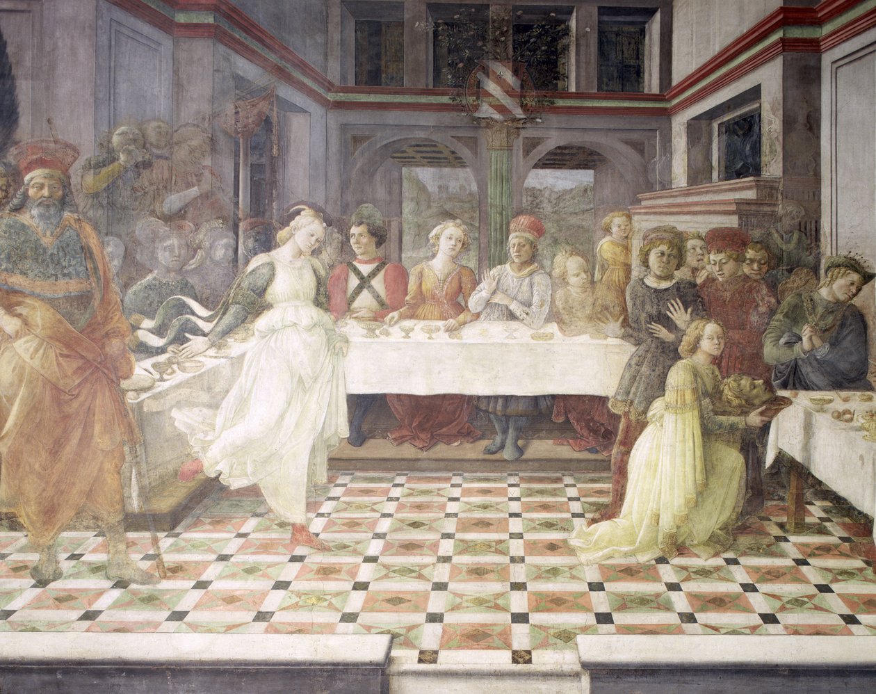 Święto Heroda (zob. też 60432) autorstwa Fra Filippo Lippi