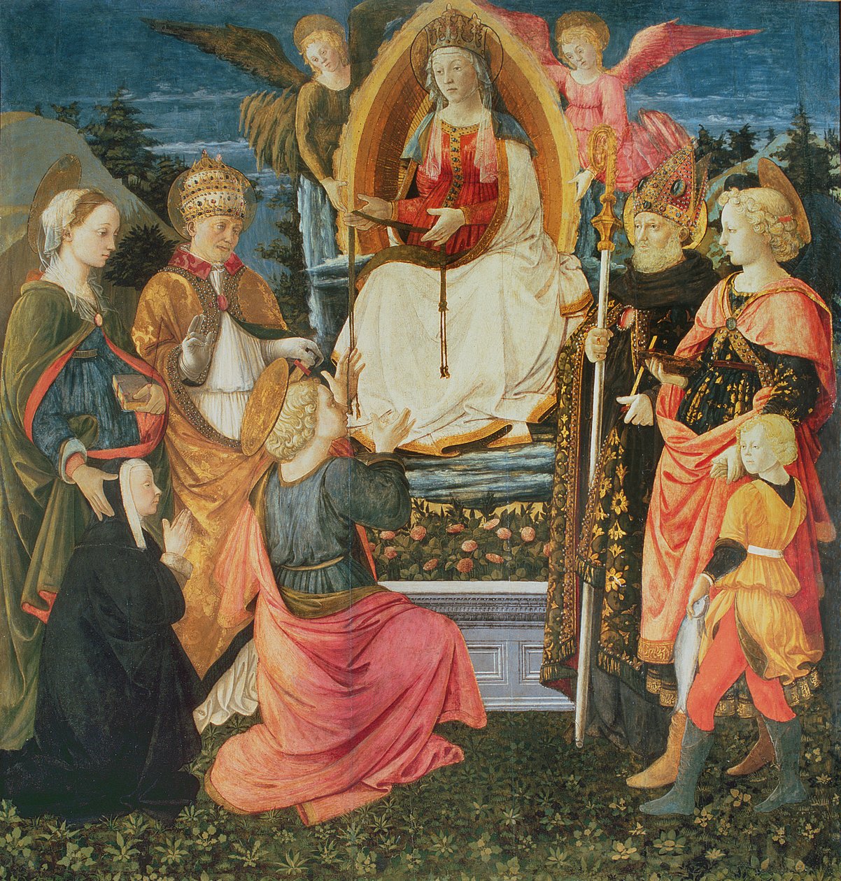 Madonna Świętego Pasa, 1456 autorstwa Fra Filippo Lippi