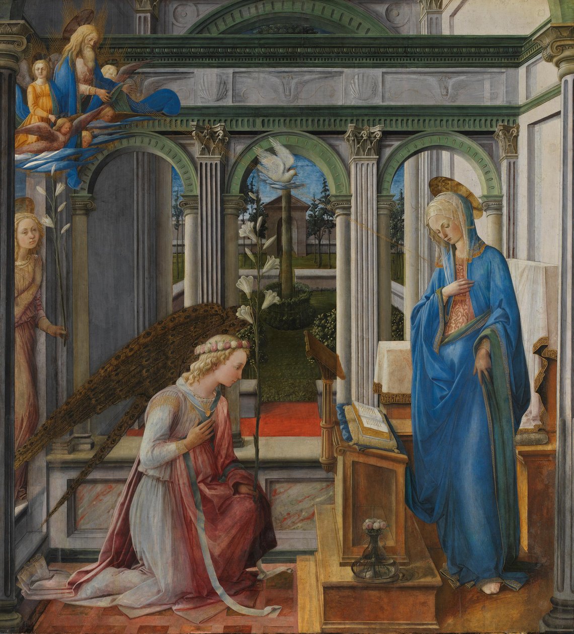 Zwiastowanie Marii autorstwa Fra Filippo Lippi