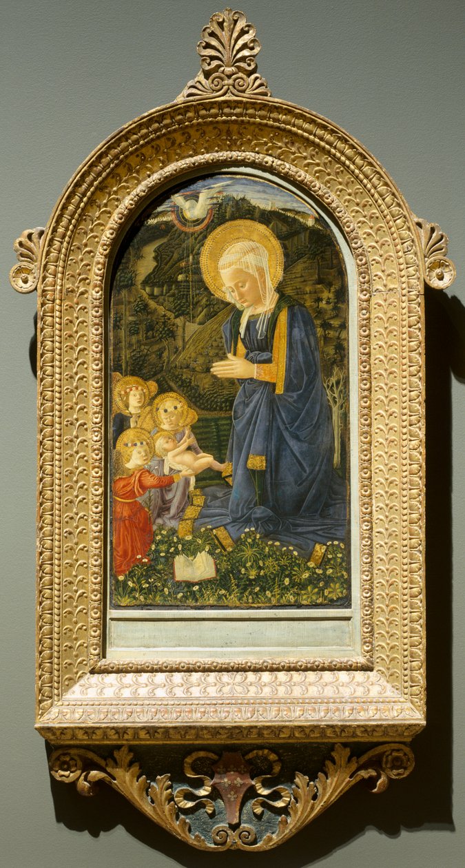 Dziewica z Dzieciątkiem z Aniołami, ok. 1930 1460. autorstwa Fra Filippo Lippi
