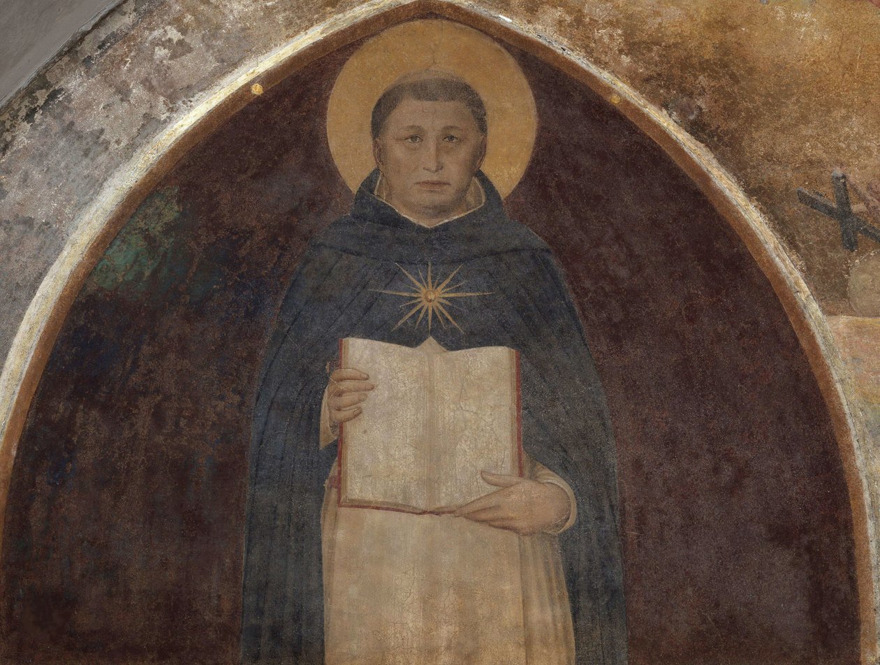 Św. Tomasz z Akwinu w Summie teologicznej, 1441-1442. autorstwa Fra Giovanni Angelico da Fiesole