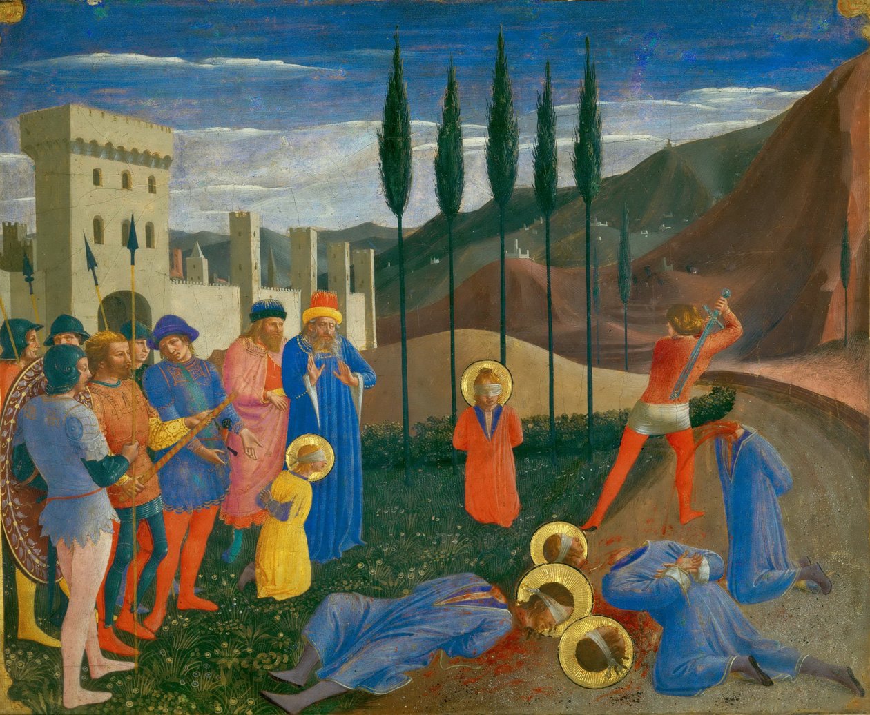 Ścięcie św. Kosmy i św. Damiana, ok. 1930 r. 1440 autorstwa Fra Giovanni Angelico da Fiesole