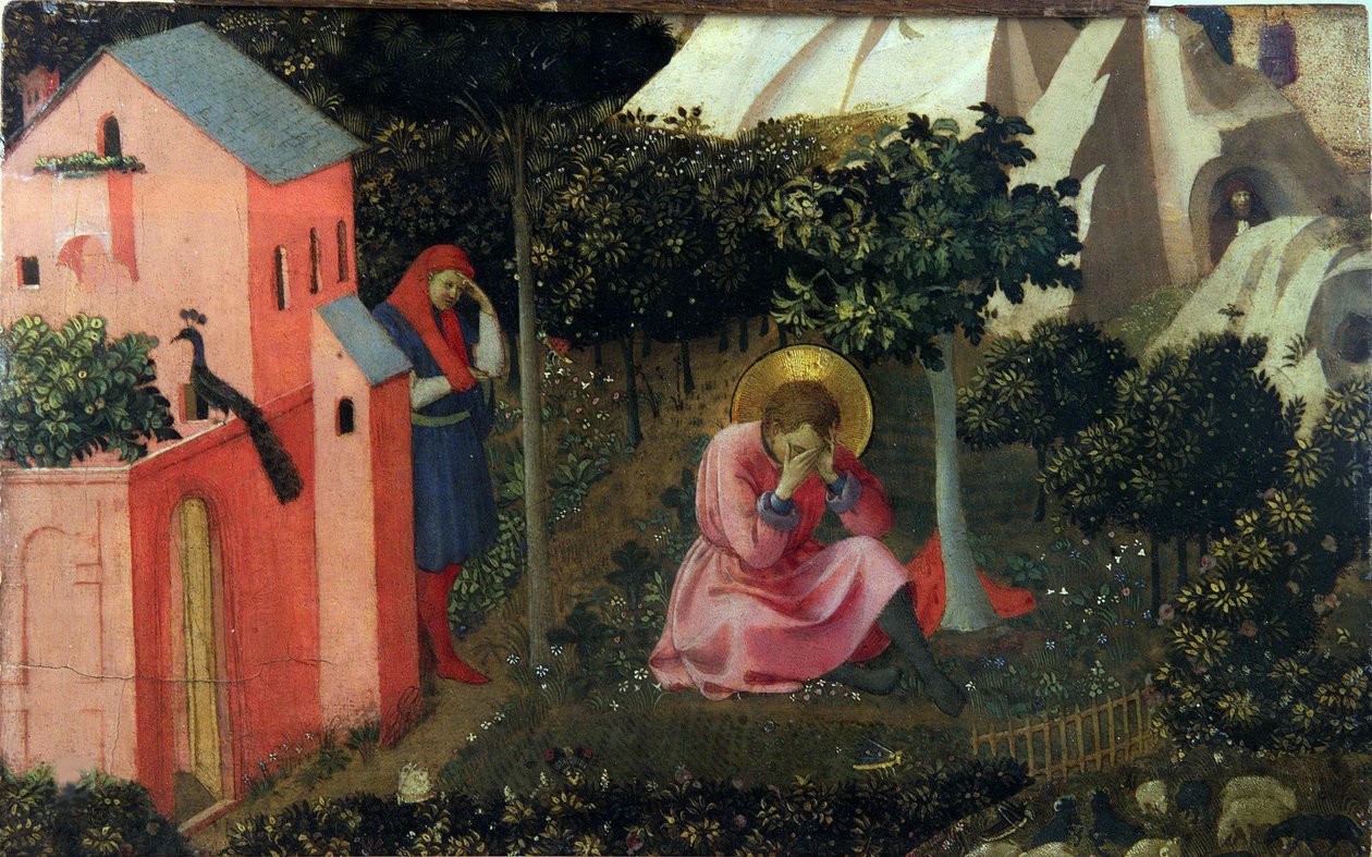 Nawrócenie św. Augustyna, ok. 1430-1435. autorstwa Fra Giovanni Angelico da Fiesole