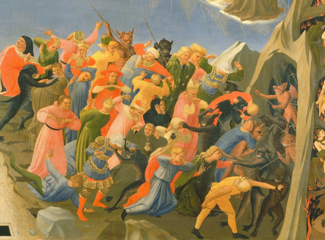 Szczegół Sądu Ostatecznego, ok. 1432. autorstwa Fra Giovanni Angelico da Fiesole