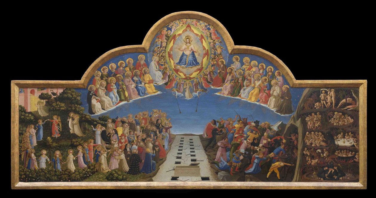 Sąd Ostateczny, ok. 1432 r. autorstwa Fra Giovanni Angelico da Fiesole