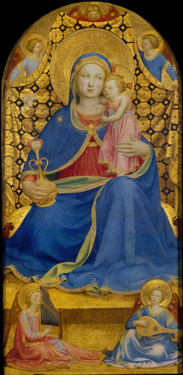 Dziewica pokory autorstwa Fra Giovanni Angelico da Fiesole