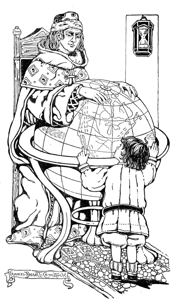 Ilustracja z „The Ignominy of Being Grown-Up” Samuela McChorda Crothersa, 1908 autorstwa Frances Bassett Comstock