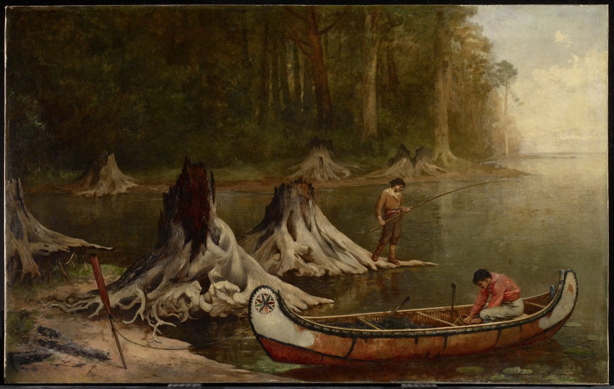 Relikty Puszczy Pierwotnej, Kanada, 1885 autorstwa Frances Anne Hopkins