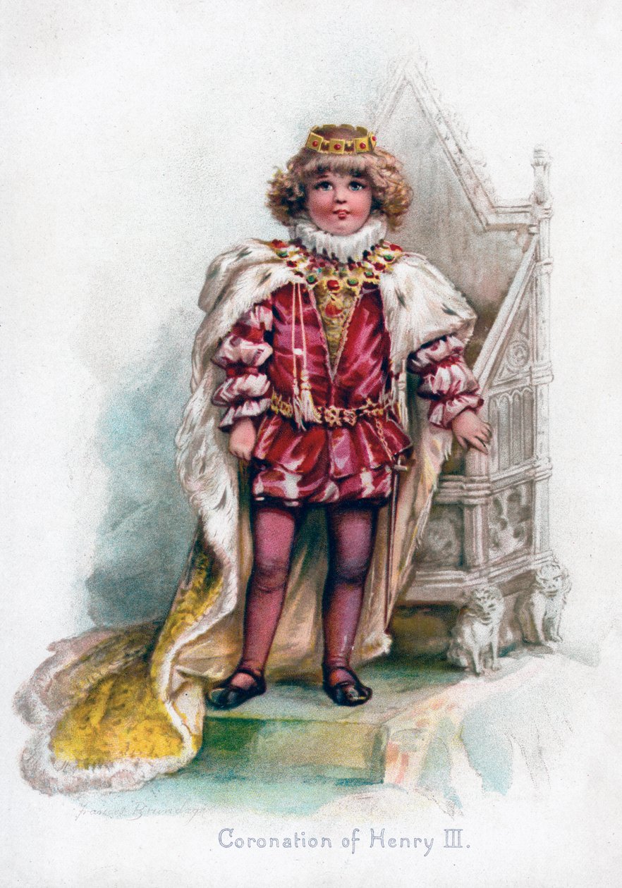 Koronacja Henryka III, 1897. autorstwa Frances Brundage