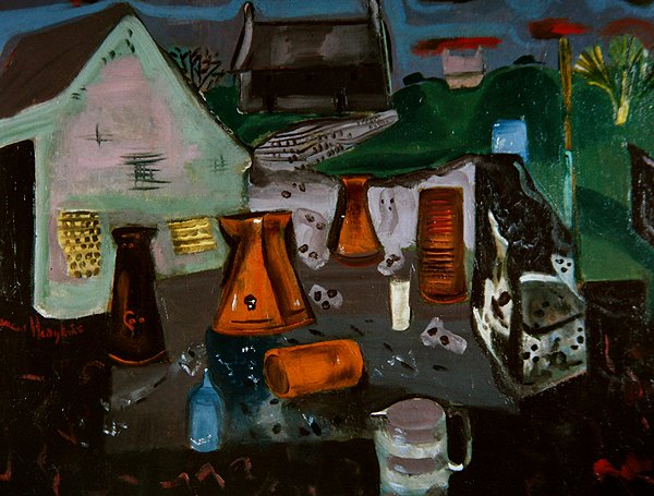 Farma mleczarska, ok. 1930 (olej na płótnie) autorstwa Frances Hodgkins