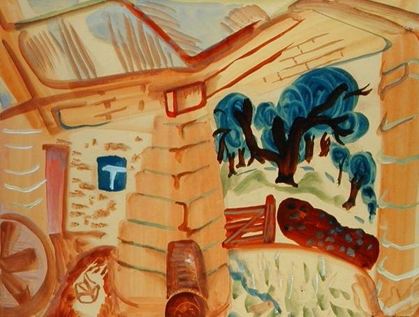 Stodoła Northumberland autorstwa Frances Hodgkins