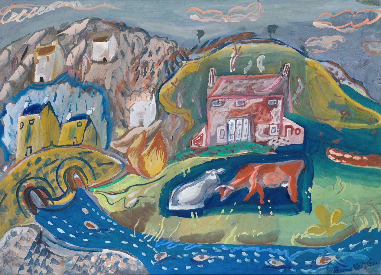 Solva, wioska rybacka w Pembrokeshire autorstwa Frances Hodgkins