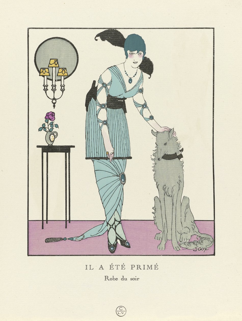 He Was Awarded, pub. 1914 (Szablon do druku) autorstwa Francesc Xavier Gosé