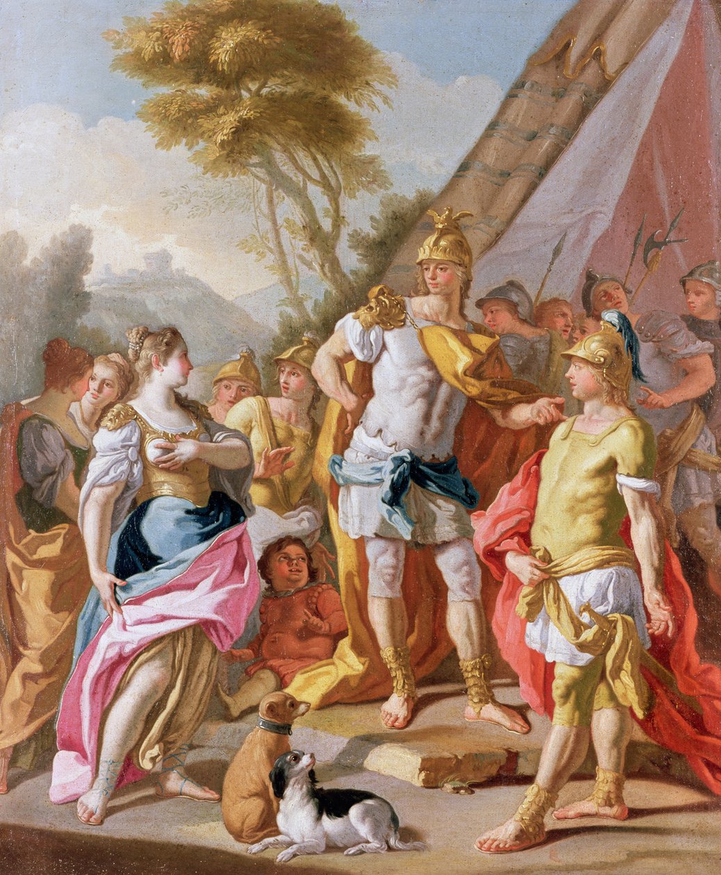 Scena klasyczna autorstwa Francesco de Mura