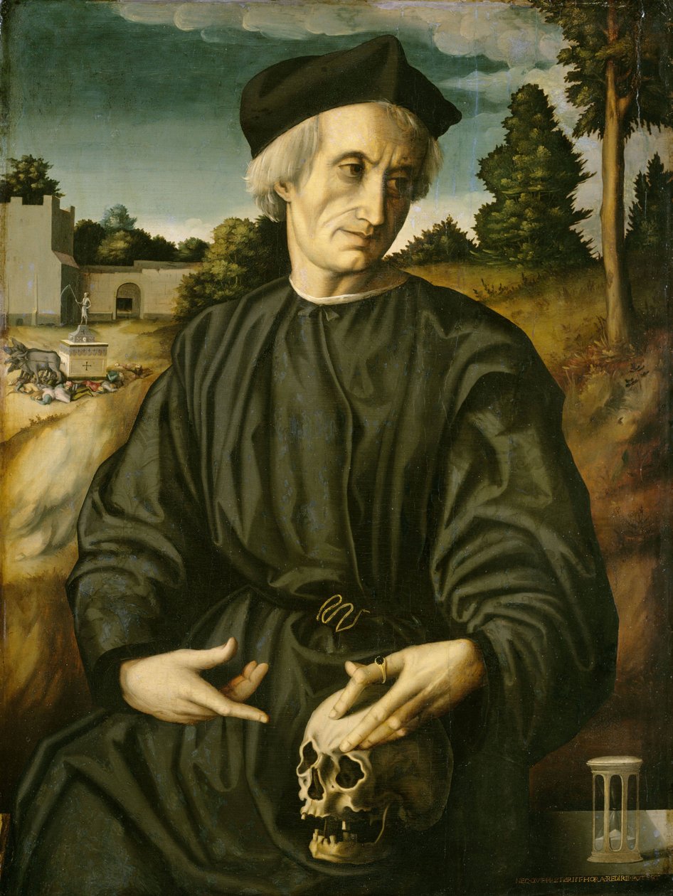 Portret papieża Hadriana VI. jako kapłan autorstwa Francesco Ubertini Bacchiacca