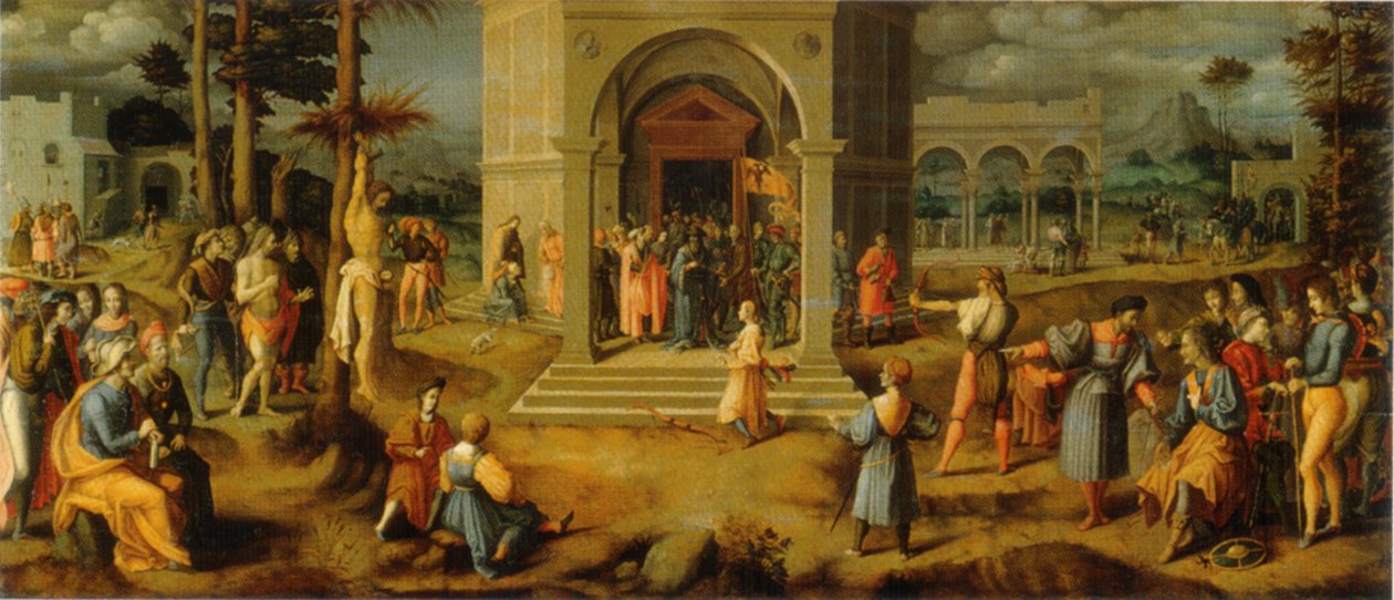 Legenda o synach królów autorstwa Francesco Ubertini Bacchiacca