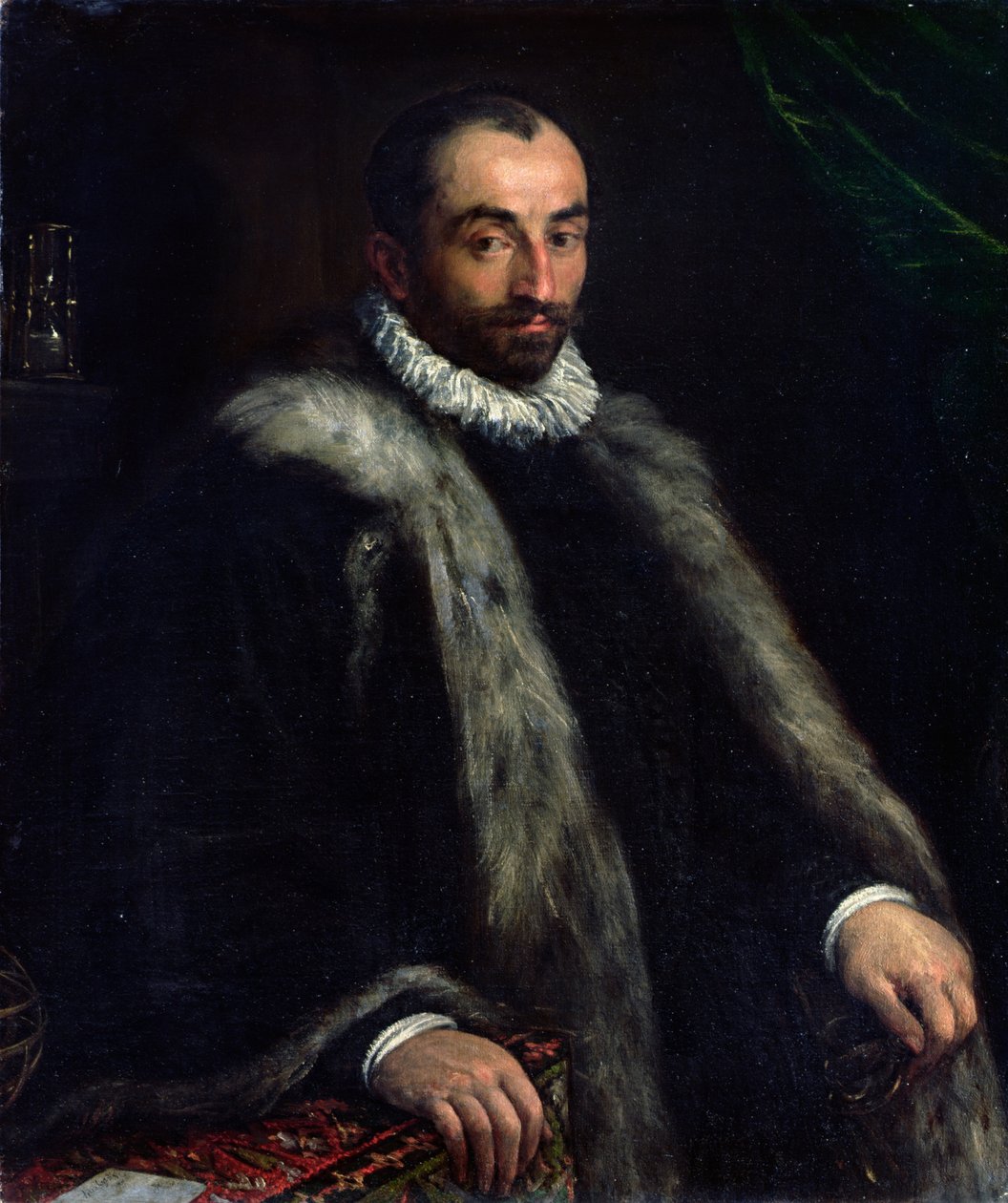 Brodaty mężczyzna, 1580 autorstwa Francesco Bassano