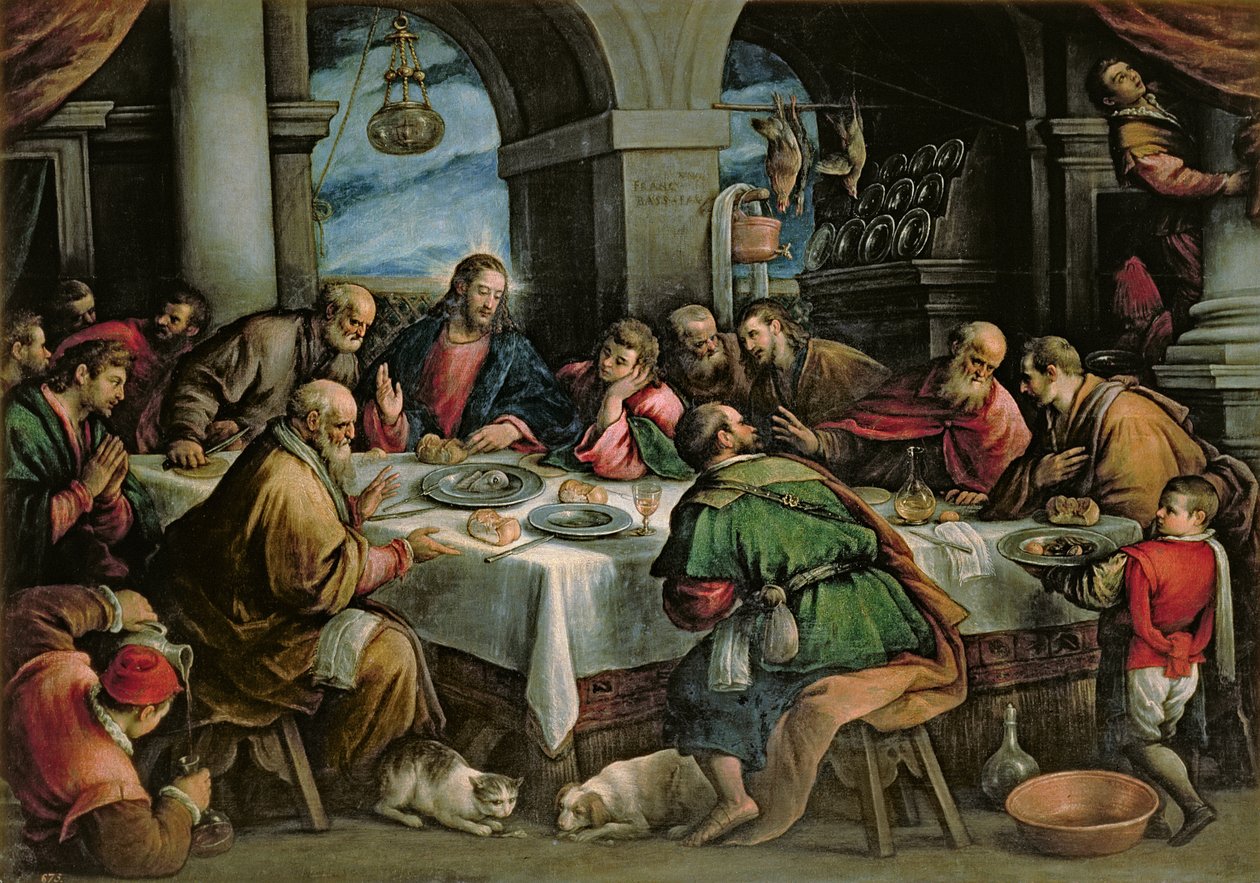 Ostatnia Wieczerza autorstwa Francesco Bassano
