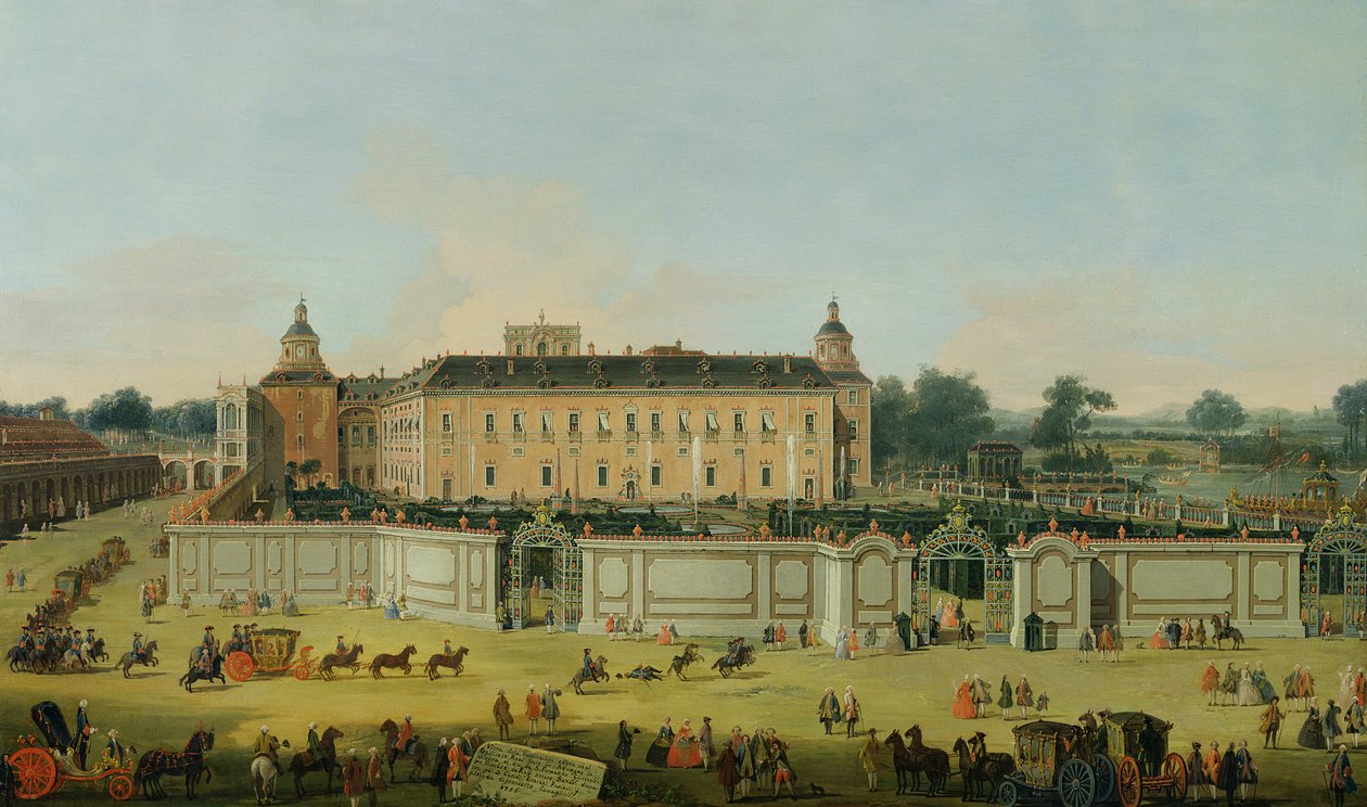 Pałac Aranjuez, 1756 autorstwa Francesco Battaglioli