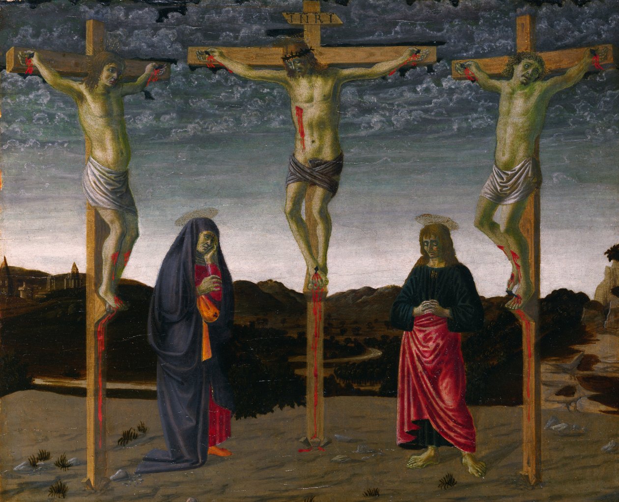 Ukrzyżowanie autorstwa Francesco Botticini