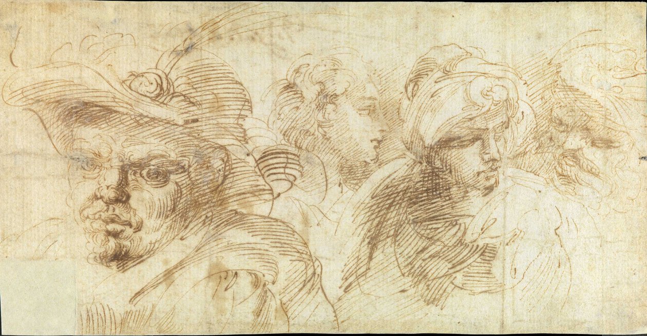 Studia szefów autorstwa Francesco Brizio