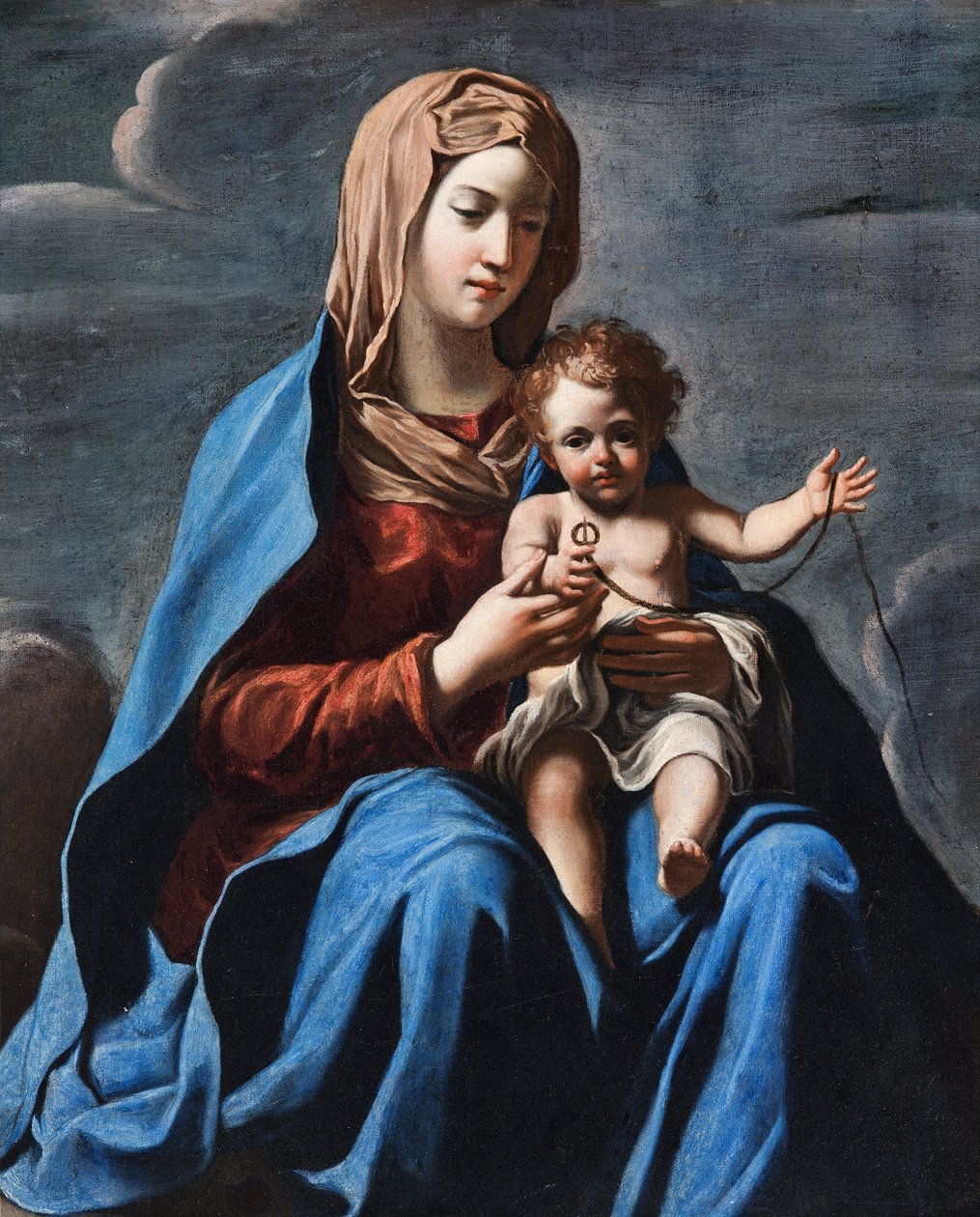 Madonna z Dzieciątkiem autorstwa Francesco Cozza