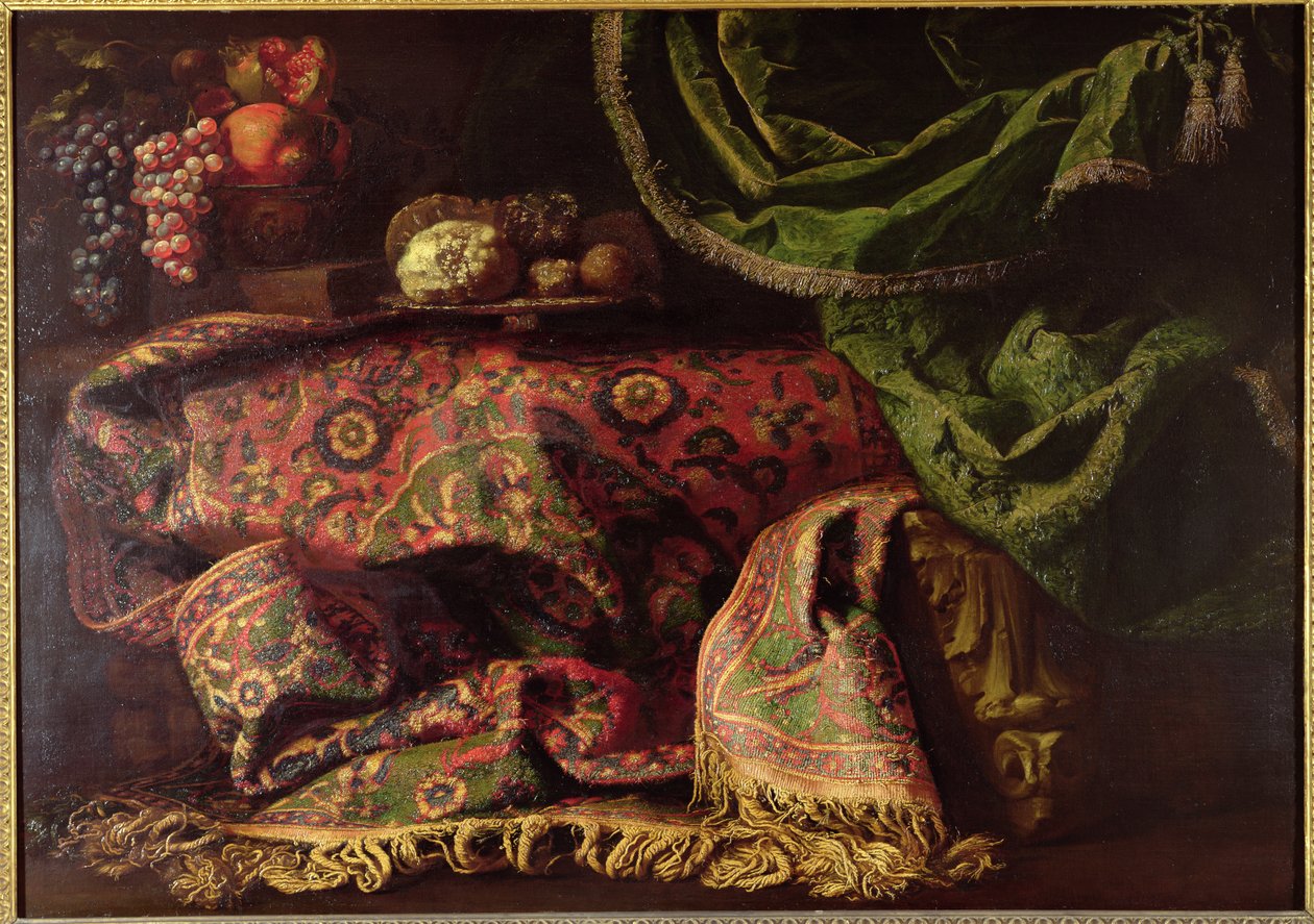 Martwa natura z dywanem autorstwa Francesco Fieravino