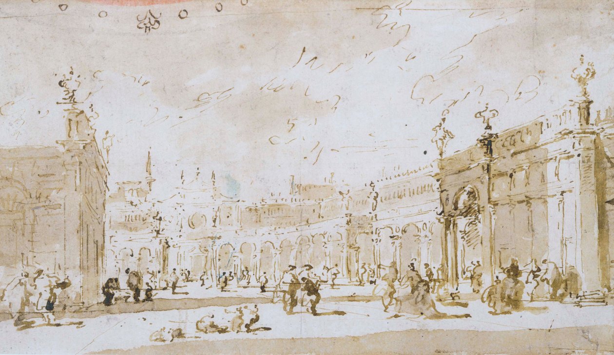 Plac św. Marka autorstwa Francesco Guardi