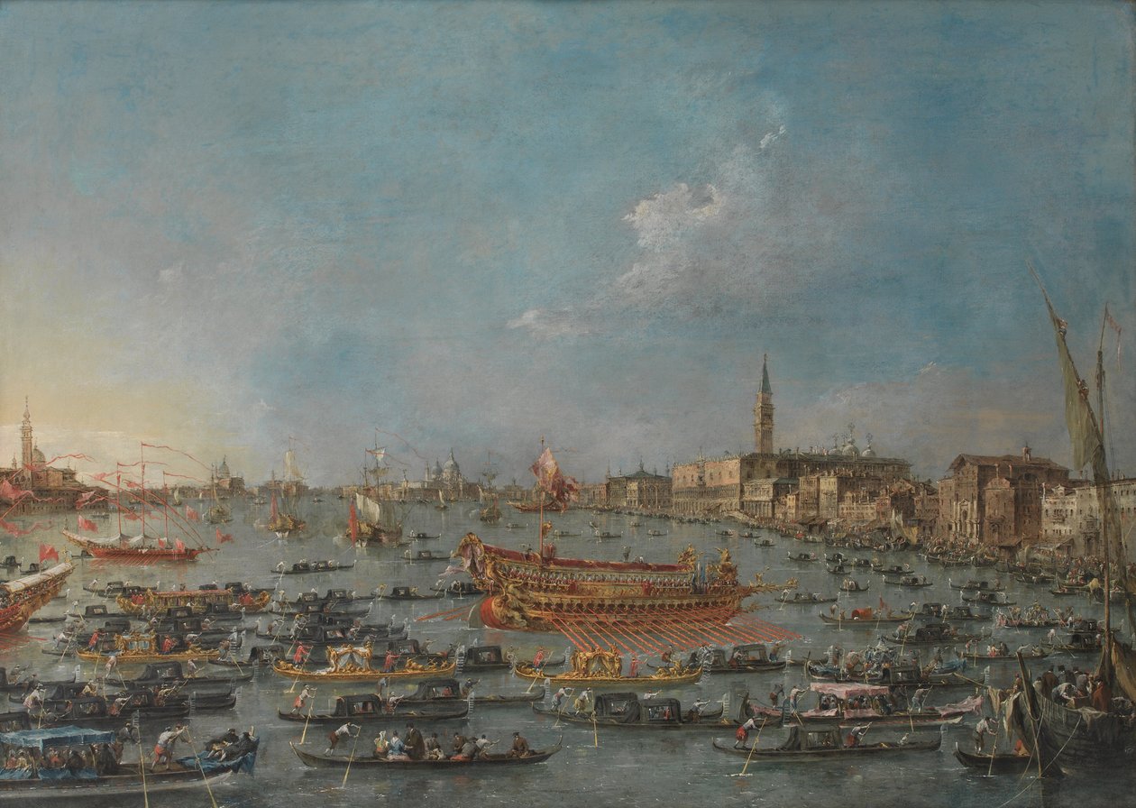 Festiwal Bucintoro w Wenecji autorstwa Francesco Guardi