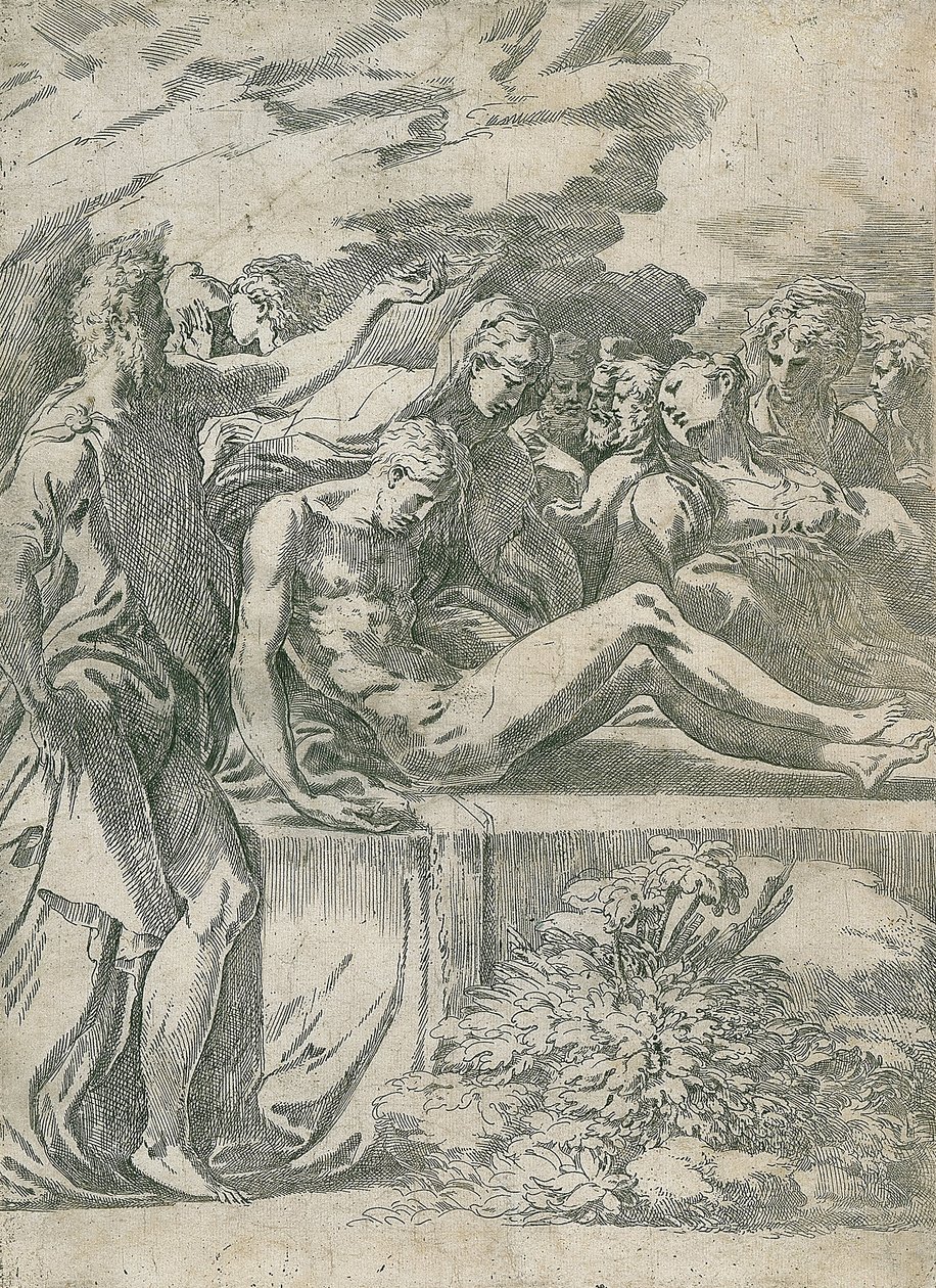 Złożenie do grobu Chrystusa autorstwa Parmigianino
