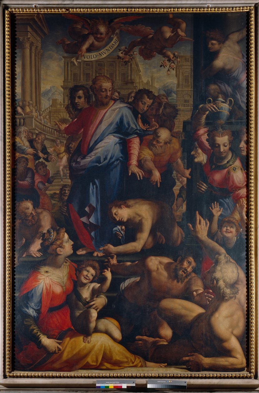 Chrystus uzdrawia trędowatego autorstwa Francesco Morandini