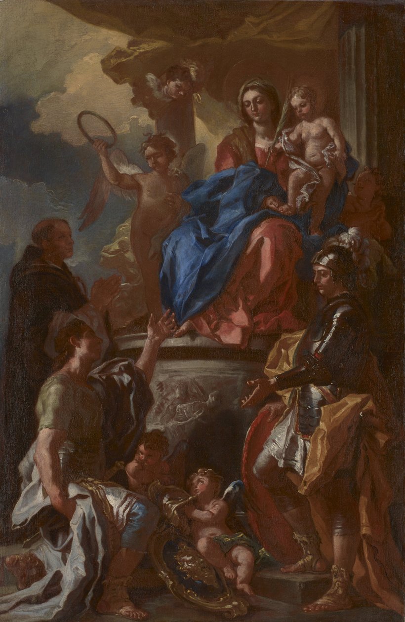 Madonna Męczenników autorstwa Francesco Solimena