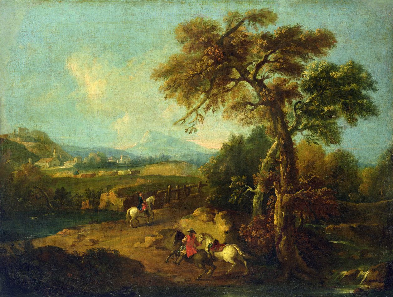Krajobraz autorstwa Francesco Zuccarelli