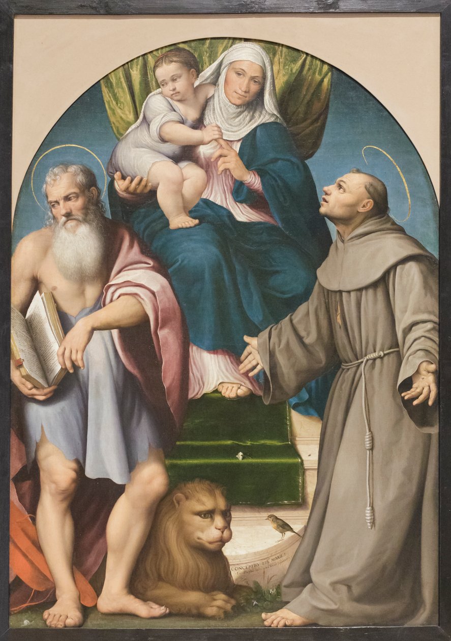 Ołtarz świętej Anny autorstwa Francesco (1549 92) Bassano