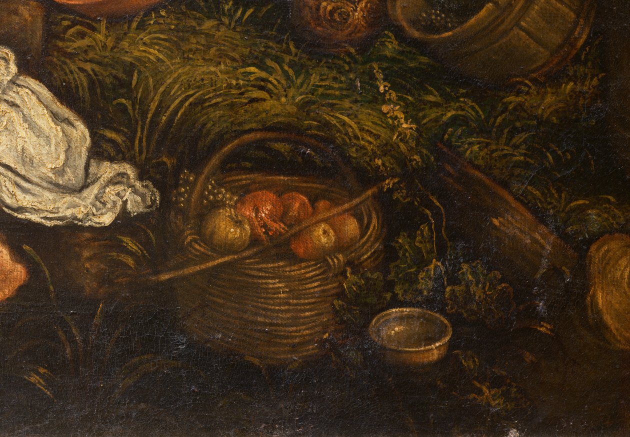 Jesienne żniwa (zbieranie winogron), 1585-90 (szczegóły 65683) autorstwa Francesco Bassano