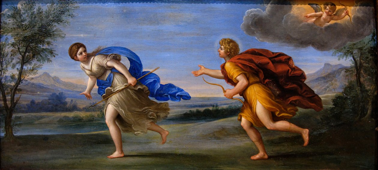 Apollo i Daphne, ok. 1615-1620 autorstwa Francesco Albani