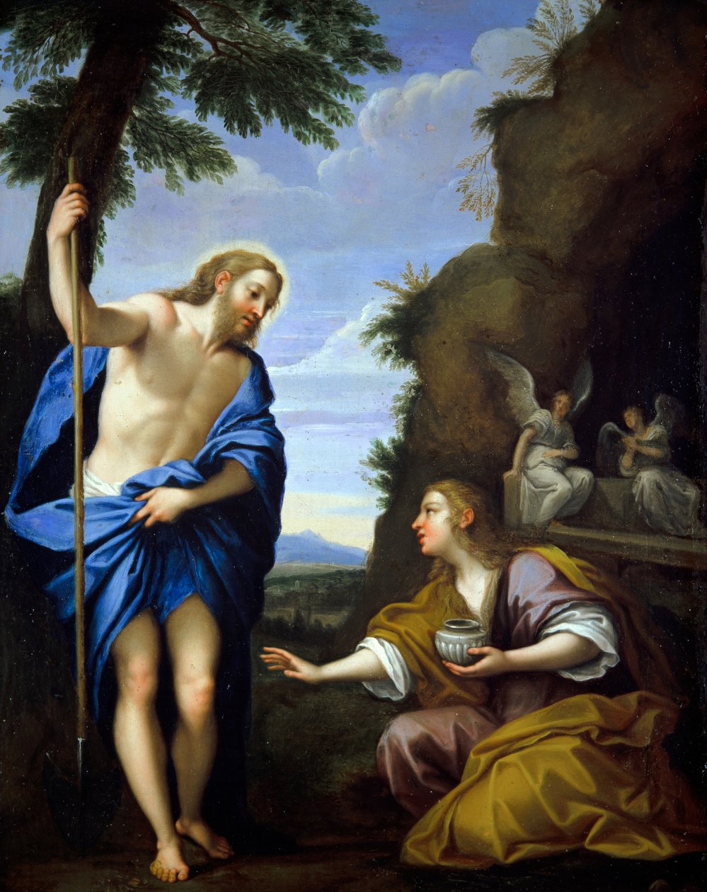 Noli me tangere (na płótnie) autorstwa Francesco Albani