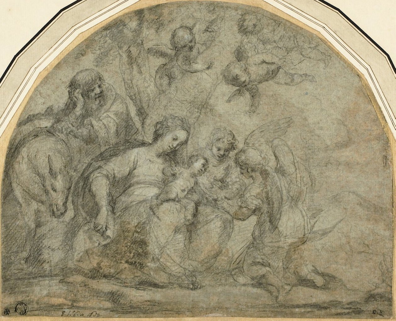 Odpocznij w locie do Egiptu autorstwa Francesco Albani